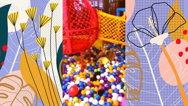 Детский сухой бассейн - аква парк "Карамельный" смотреть онлайн