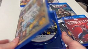 Моя коллекция игр дисков на PlayStation 5 и 4 (Апрель 2025)