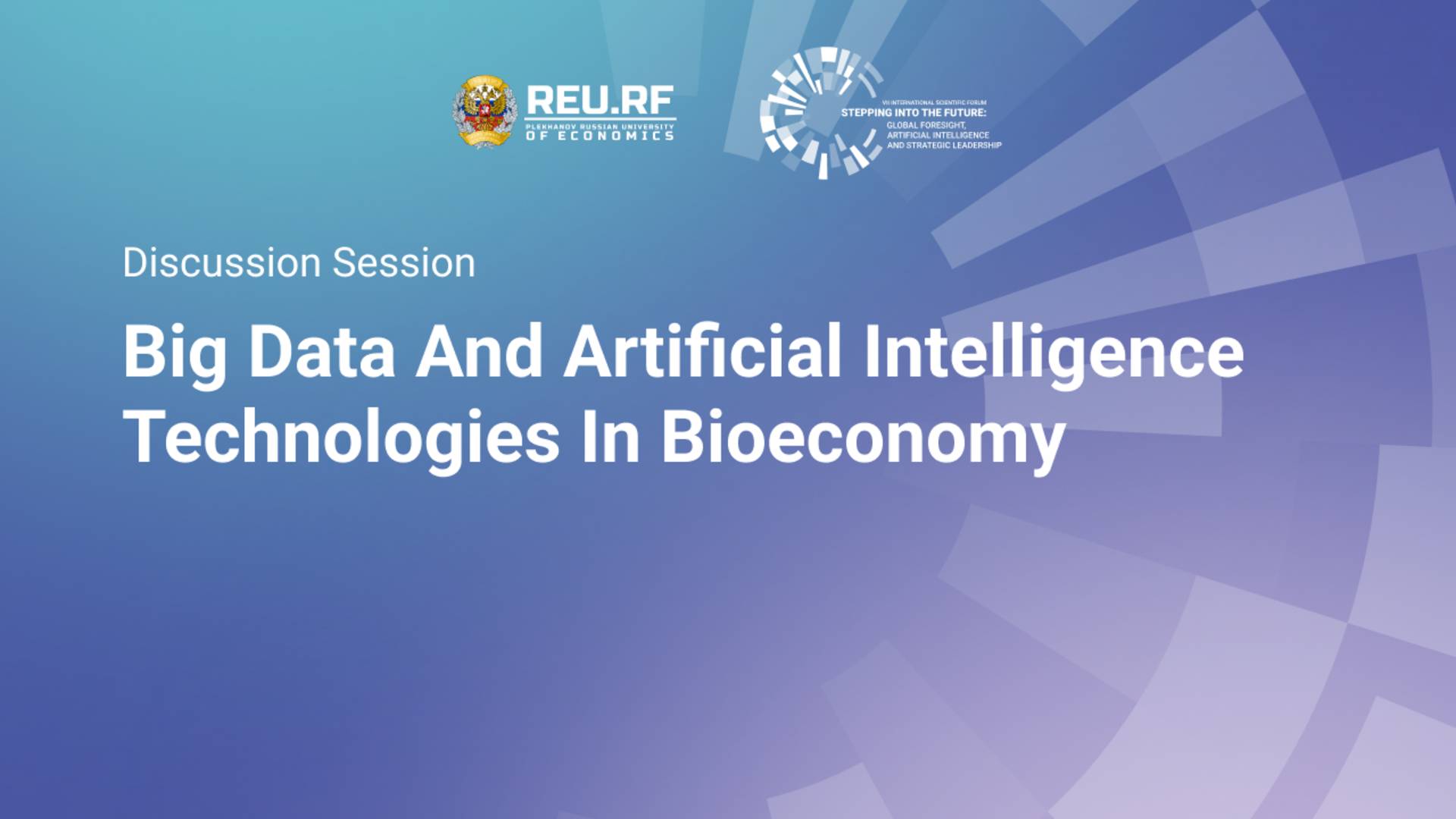 Big Data And Artificial Intelligence Technologies In Bioeconomy