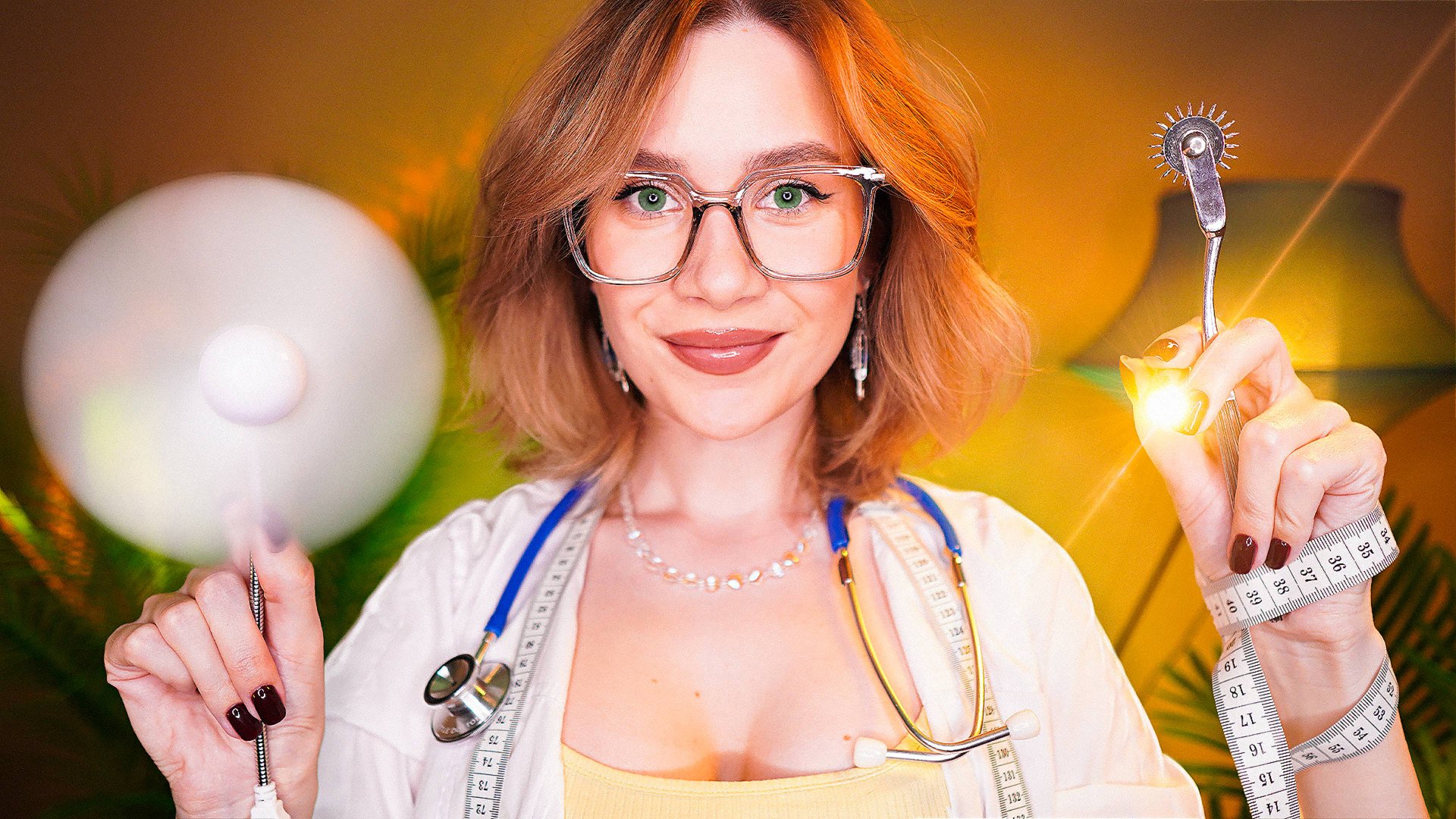 АСМР НЕРАЗБОРЧИВЫЙ ВРАЧ 👩⚕️ Медосмотр, Измерения, Проверка Рефлексов Asmr Inaudible Doctor Exam