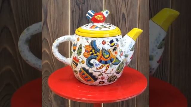 Чайник"Птицы" автор:Ирина Паньковская смотреть онлайн