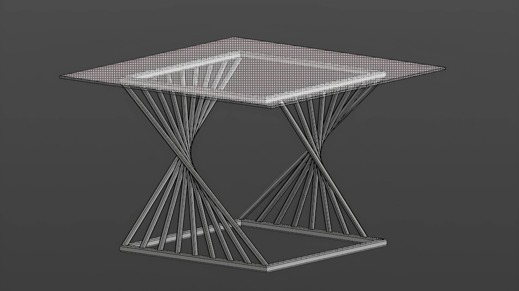 Как создать стол в стиле ЛОФТ в 3д в КОМПАС 3D Профиль по точкам Урок смотреть онлайн
