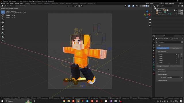 Как делать 3д арты Minecraft в Blender 3d | Turotial Туториал | Eclet смотреть онлайн