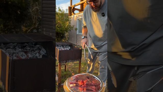 Стейк из говядины. Домашнее вызревание. #steak #стейкизг? смотреть онлайн