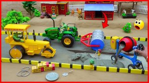 Мультики для детей. Мультики про машинки. Мини-трактор-бульдозер и дорожный каток. Смотреть онлайн