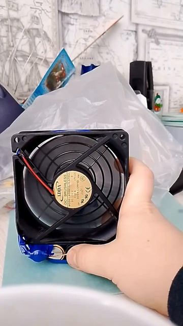 вентилятор из кулера от компьютера смотреть онлайн