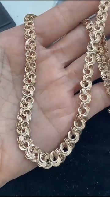 золотая цепочка 585 пробы вес 18,7гр длина 48см смотреть онлайн