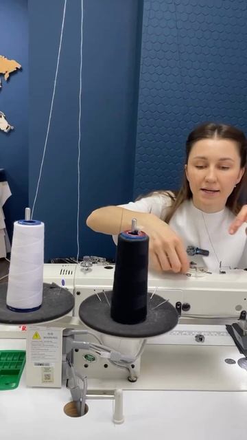 Намотка шпульки #курсыпошитью #sewing #какшитьтрикотаж