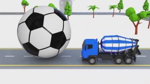 Мультики про машинки, Веселый ПАКМЕН, учим английский цвета, мультики для малышей, машинки детям