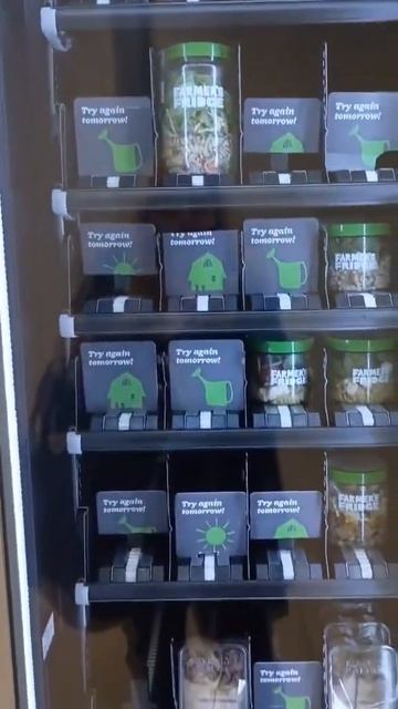 Food Automat Farmers fridge Brooklyn Lebensmittel Verkauft automat автомат для прода смотреть онлайн