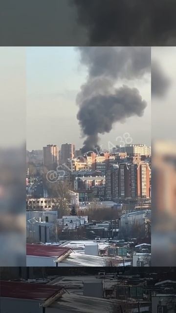 Пожар на Сеченова,8 в Иркутске смотреть онлайн