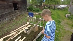 Общение с умелыми детьми из деревни, обзор их инструмента