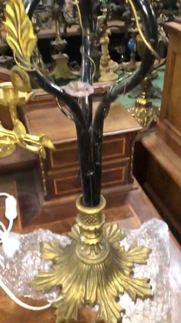 Винтажная настольная лампа