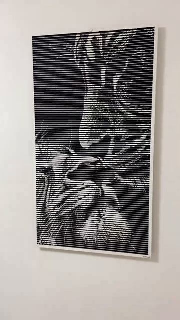 Авторское панно на стену, картина тигры, настенный дек