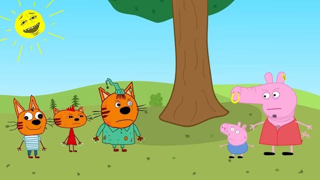 Три кошары против Пеппы мульт пародия на три кота. смотреть онлайн