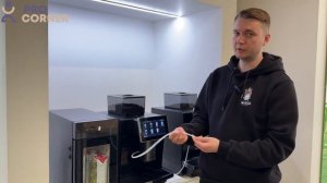 Обслуживание кофемашины Jetinno на живом молоке