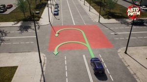 Разворот на перекрестке. Курс ПДД РФ 2025
