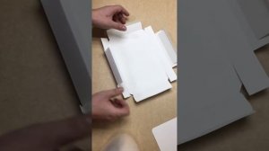 Инструкция по сборке коробки для конфет с фальшбортом (дно)