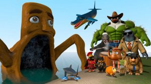 НОВЫЙ ГИГАНТСКИЙ МОРСКОЙ ЛЮДОЕД ТУНГ ТУНГ ТУНГ САХУР ПРОТИВ ВСЕХ НОВЫХ ИТАЛЬЯНСКИХ МЕМОВ AI BRAINROT