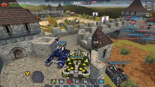 Tanki Online - Ares/Magnum Automated/Booster on Yorkshire SGE | Tанки Онлайн смотреть онлайн