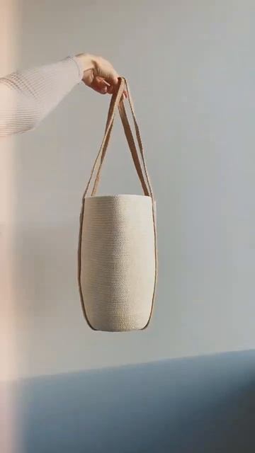 Сумочка с плетеными ручками! Я её переделала!! 😍 можно