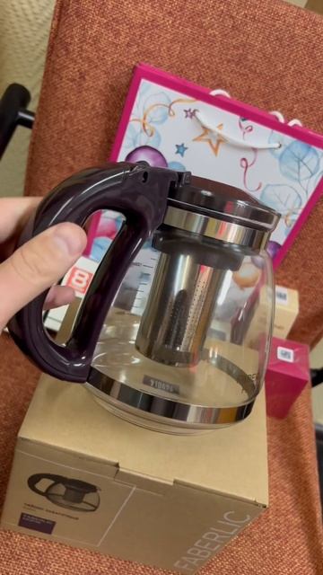 Заварочный чайник FABERLIC. смотреть онлайн