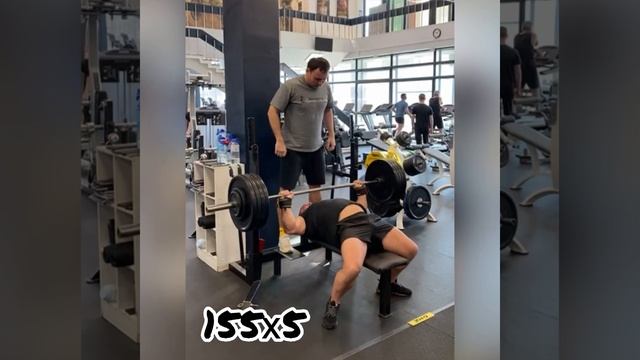 Жим лёжа. Руднев Дмитрий. 155 кг. смотреть онлайн