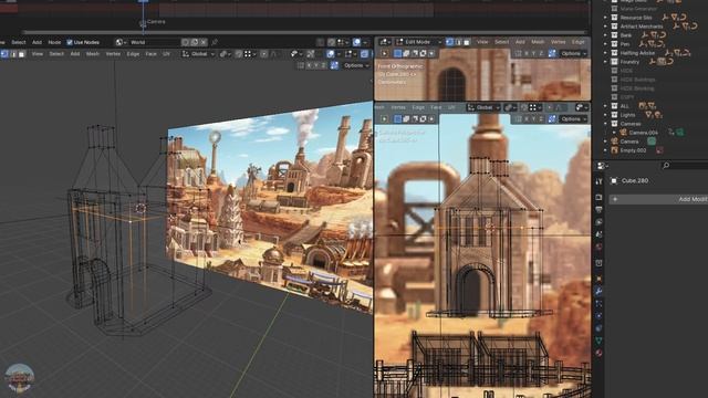 Город из игры Герои 3 в 3D | Фабрика смотреть онлайн