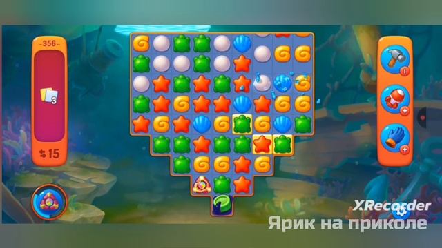 (Fishdom) Морской игра рыбкины Дом 💦 прикольные игры всей семьёй играем 356 уровень 🐟🐠🐡 смотреть онлайн