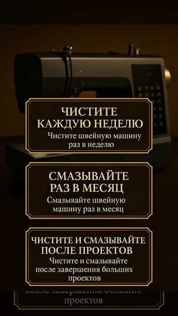 Как часто нужно чистить и смазывать швейную машину