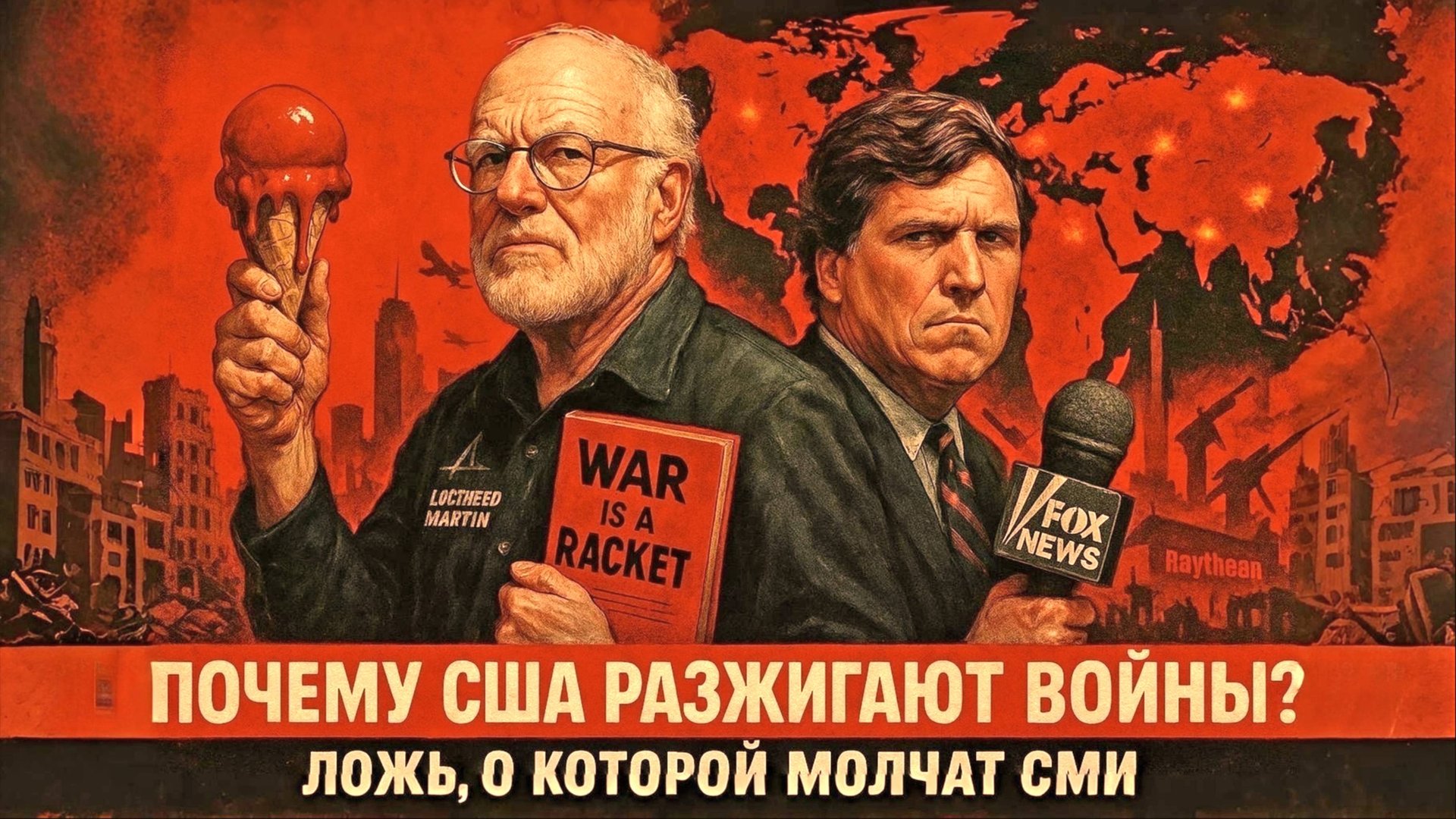 Такер Карлсон : Почему США разжигают войны? Ложь о которой молчат СМИ