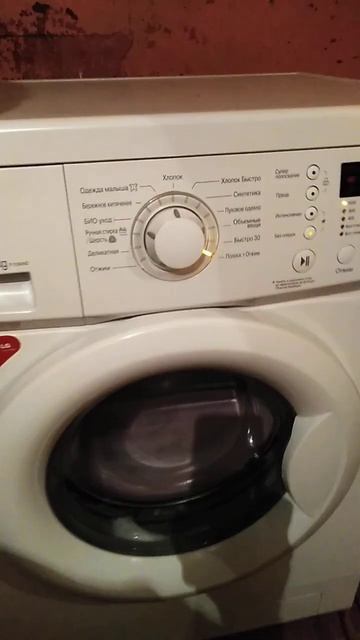 LG. Непонятный шум при отжиме. смотреть онлайн