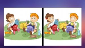 Задание на внимательность. Найди три отличия на картинке.