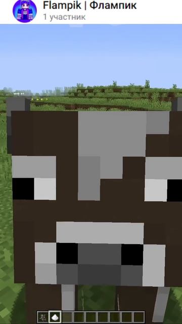 Я добавил мод на польскую корову в майнкрафт! #майнкра смотреть онлайн