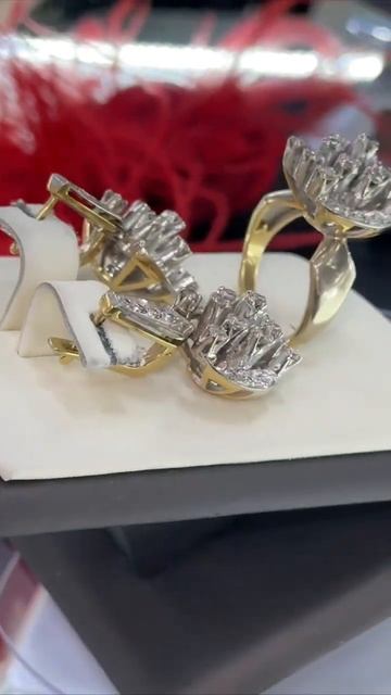 💎🔥Крупный🔥💎750 проба, вес 31.7гр💎Бриллианты💎 Цена смотреть онлайн