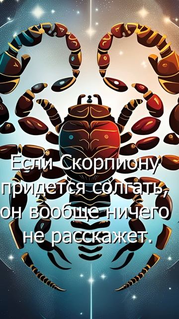 Ещё 10 Фактов о знаке Скорпион