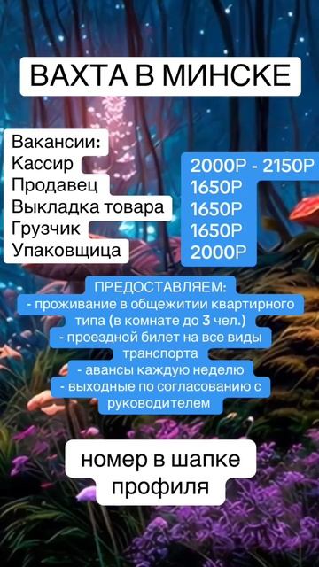 Работа в Минске вахтовым методом! смотреть онлайн