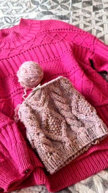 Шапка с аранами. Пишу описание и кайфую. #вязание смотреть онлайн