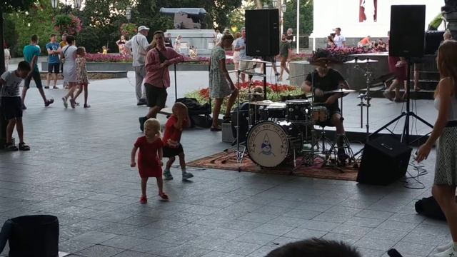 Одесса, вечер, Приморский бульвар.