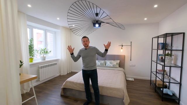 Обзор квартиры 46м2. Квартира студия для девушки в современном стиле. Рум тур. Kalecolor Смоленск. смотреть онлайн