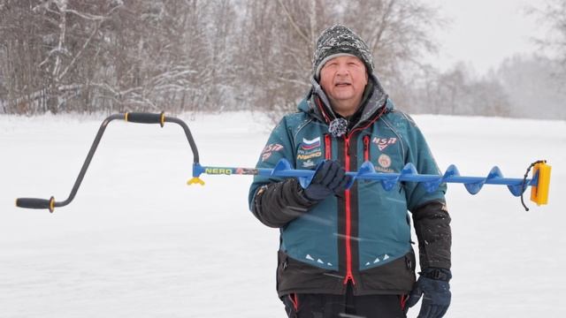 Ледобур Nero Sport. Бурит лунку быстрее! смотреть онлайн