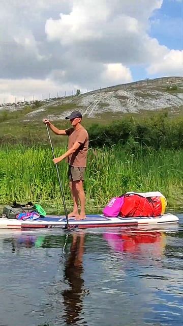 "Хмельной" сплав на сапбордах по реке Битюг. Бобров - Ше смотреть онлайн