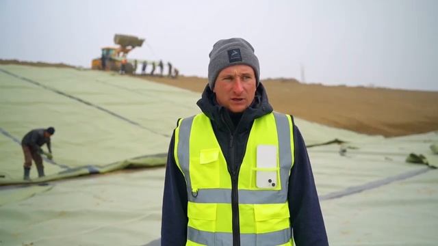 Монтаж искусственного водоема в Кыргызстане. БДР-басс смотреть онлайн