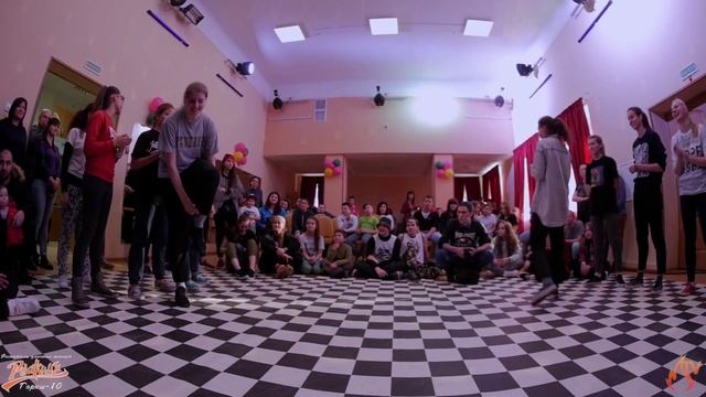 РЕАКЦИЯ 2016 - HIP HOP JUNIORS 1/4 Milena Saenko vs. Verhoturova Katya смотреть онлайн