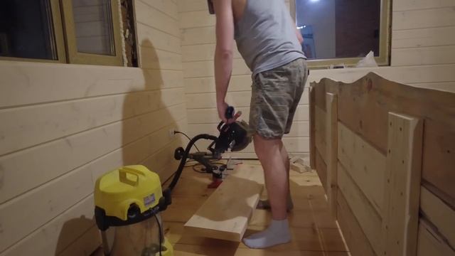 Изголовье для кровати и тумбочка своими руками. Жизнь в деревне после переезда. смотреть онлайн