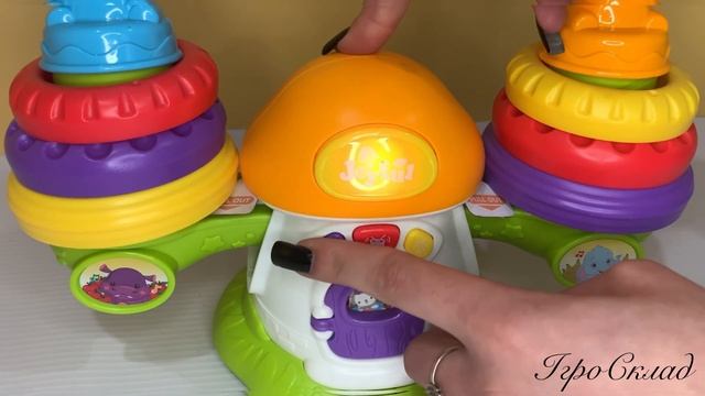 Дитяча музична іграшка балансир - пірамідка Chimstar Toys QF36 смотреть онлайн