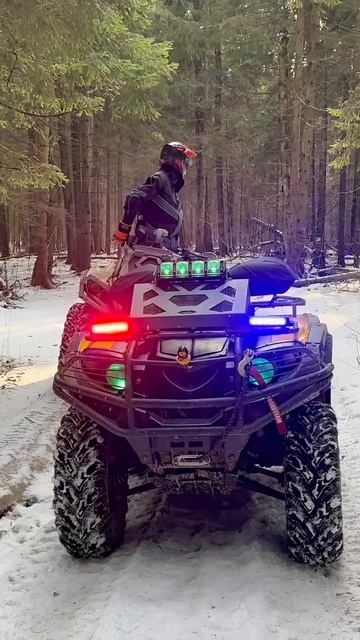 Леопардик со стробоскопами #atv #snow #stels #offroad #mud #brp #stelsleopard #polaris #rjwc