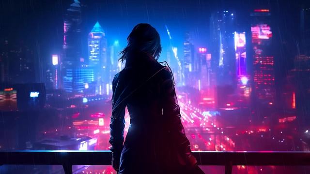 Неоновый город - Фоновая музыка в стиле Киберпанк, неоновая музыка, электронная музыка
