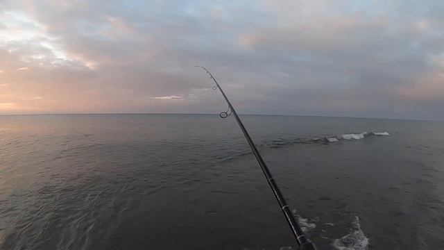 Первый сибас в Черногории. Рыбалка с берега на сибаса. смотреть онлайн