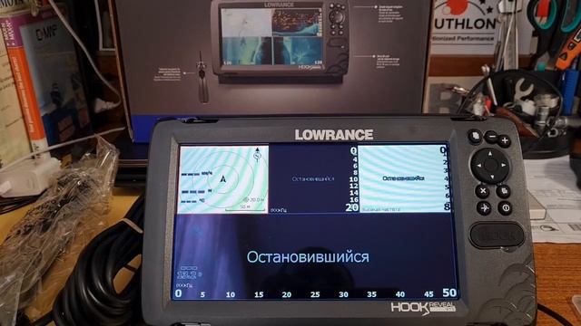 Lowrance Hook Reveal TripleShot остановился Sonar, DownScan и SideScan! Что дела